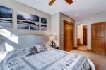 Master bedrooms will usually feature a king bed